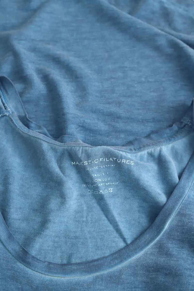 Top Majestic Filatures  Bleu