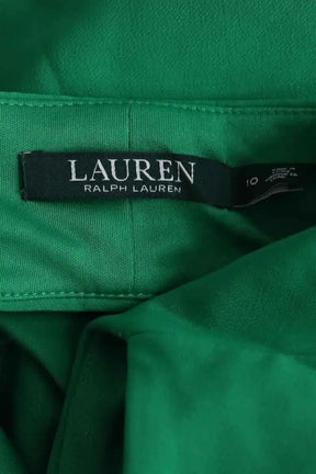 Robe Ralph Lauren Vert en Synthétique
