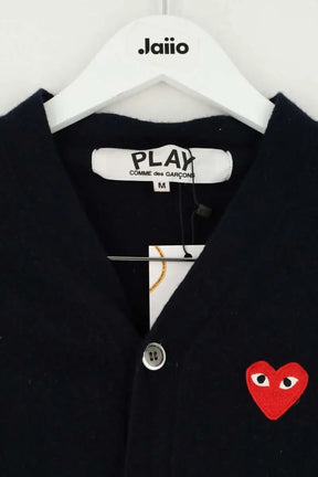 Cardigan Comme Des Garçons Marine en Laine