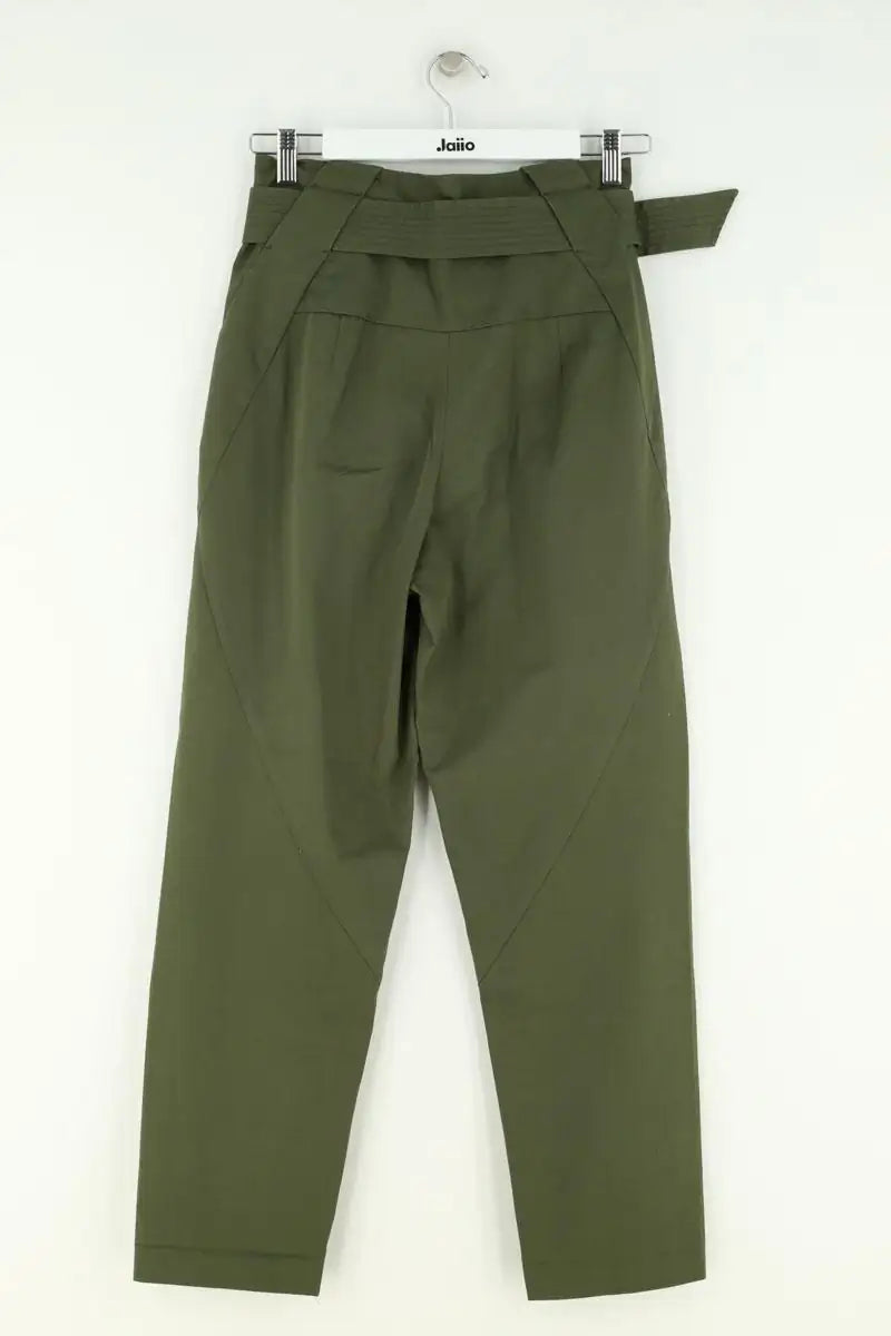 Pantalon Sandro Kaki en Coton
