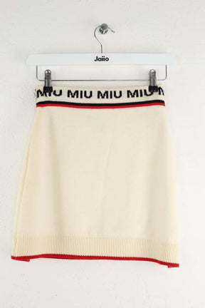 Mini Miu Miu  Ecru