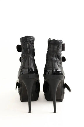 Boots Burberry Noir en Cuir
