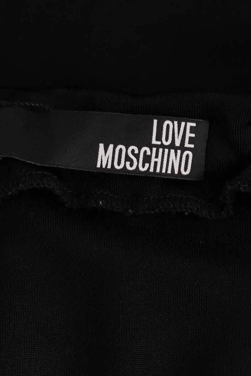 Robe Moschino Noir en Viscose