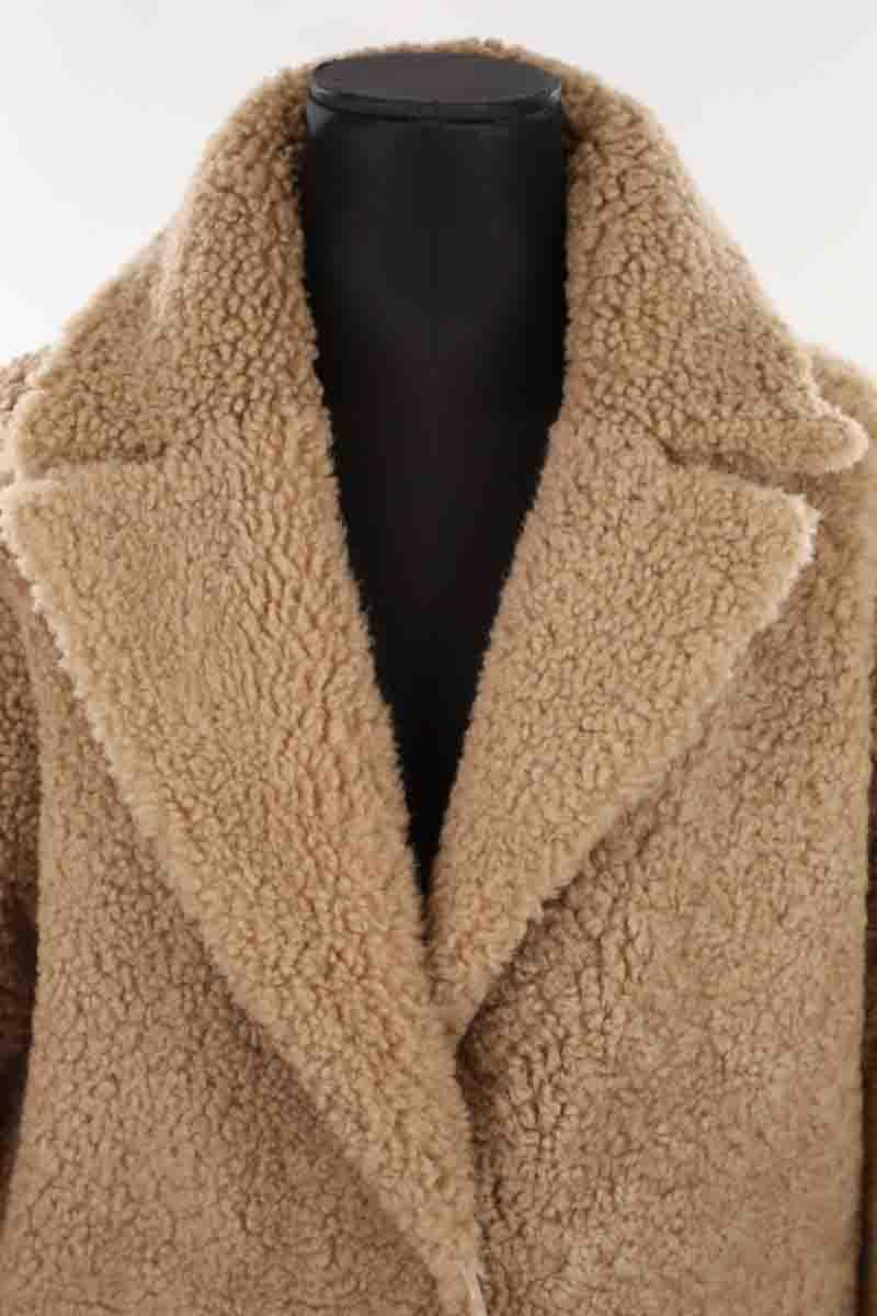 Manteau court réversible Bash  Beige