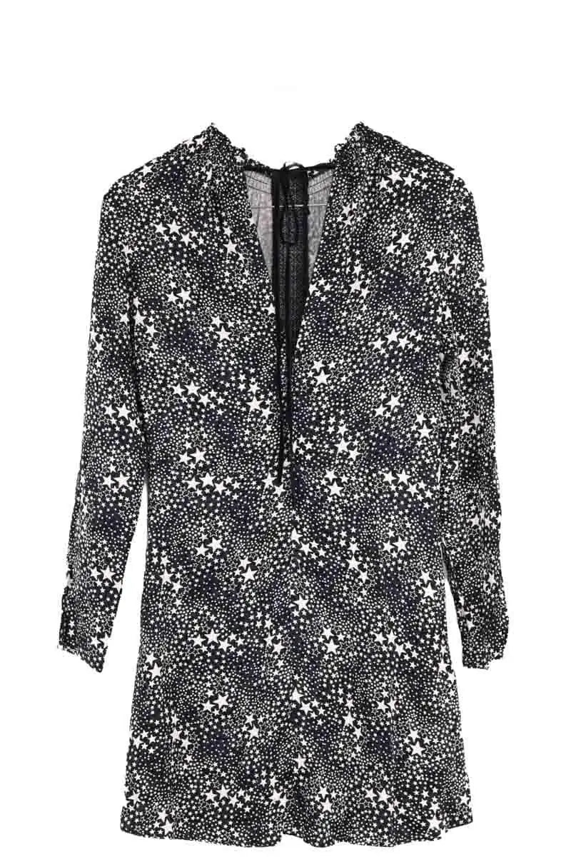 Robe Maje Noir en Viscose