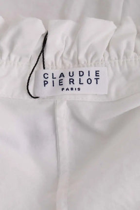 Chemise Claudie Pierlot Blanc en Coton