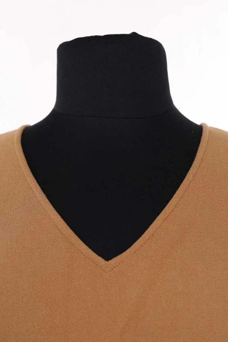 Robe Maje Marron en Viscose