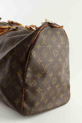 Sac de voyage Louis Vuitton Keepall Marron