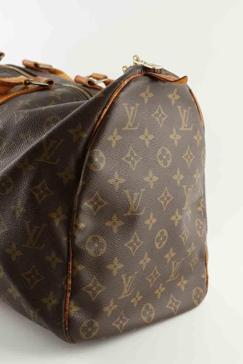 Sac de voyage Louis Vuitton Keepall Marron