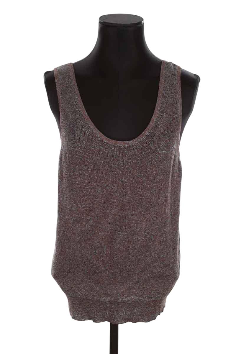 Tops sans manche Momoni  Marron