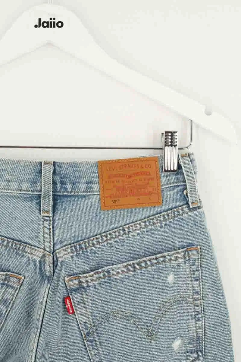 Mini short Levi's Bleu en Coton