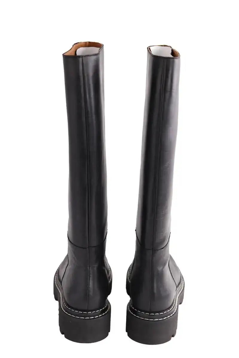 Bottes LK Bennett Julia Noir en Cuir
