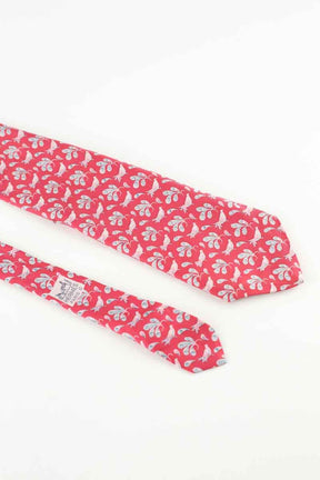 Cravate Hermès  Rouge
