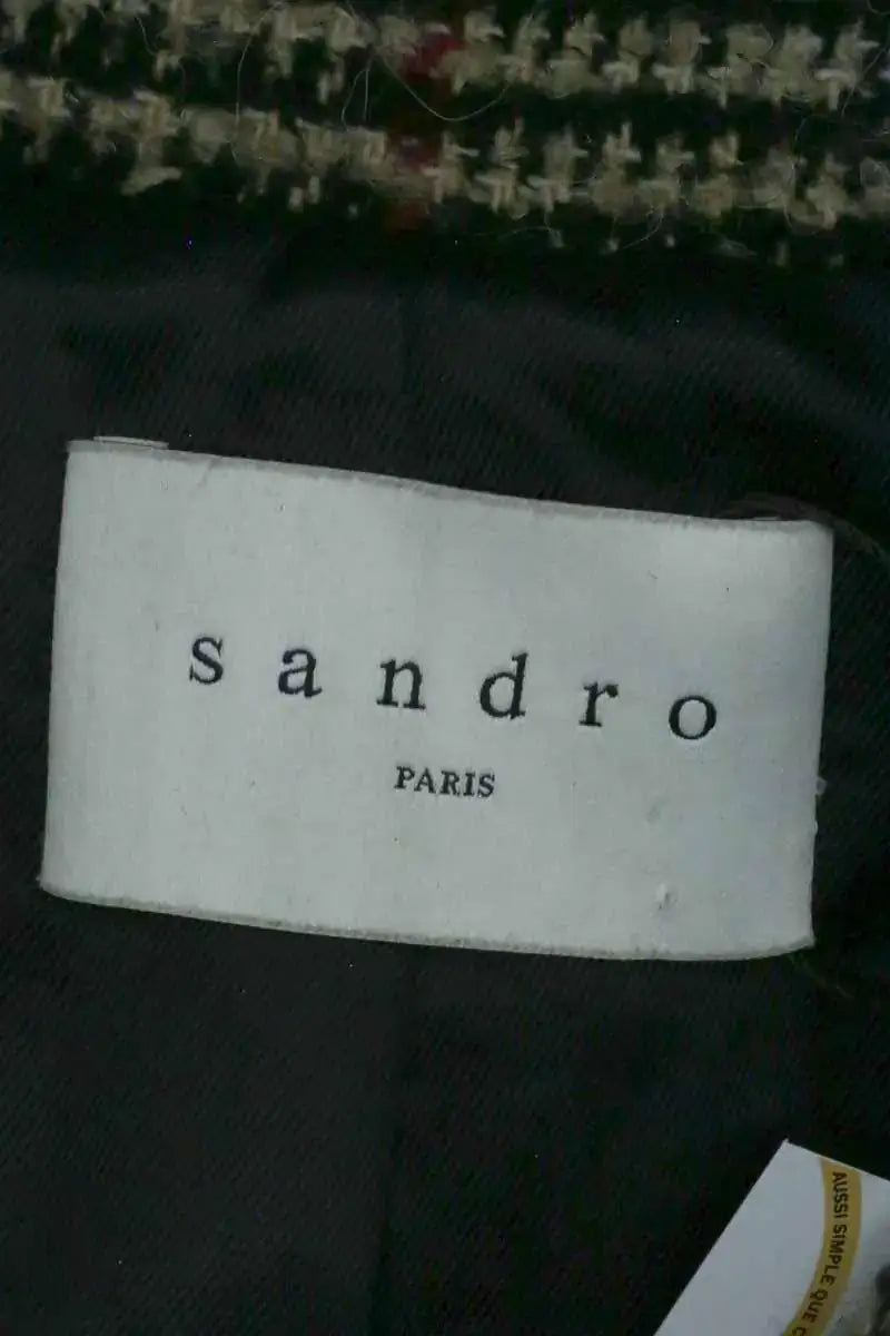 Manteau Sandro Marron en Laine