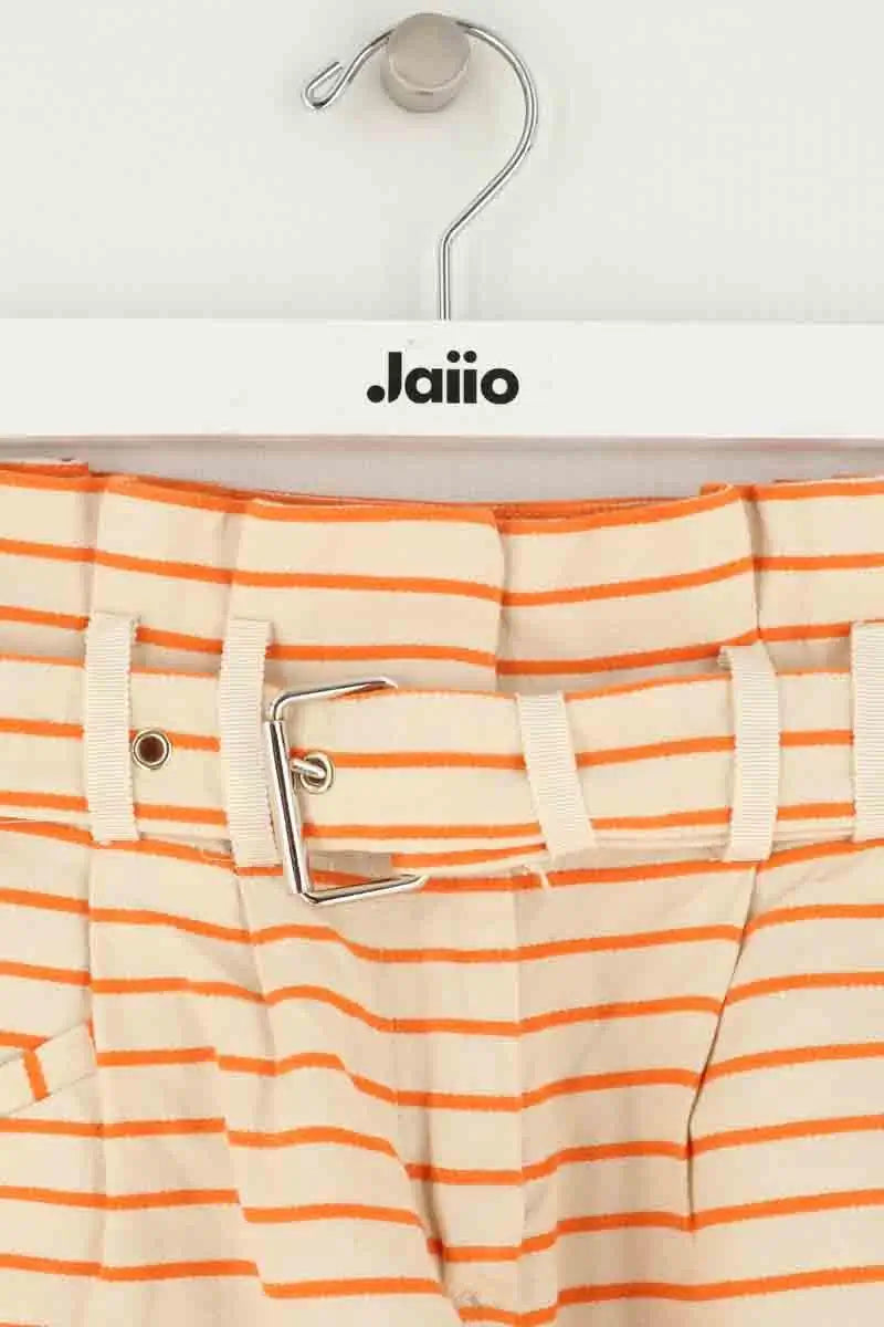 Mini short Tara Jarmon Orange en Lin
