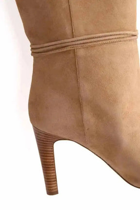 Bottes LK Bennett Loretta Camel en Daim