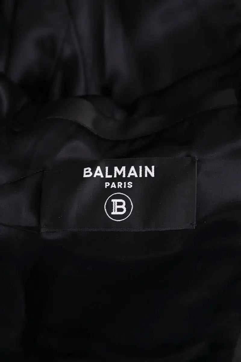 Veste Balmain Noir en Cuir