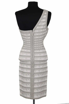 Robe Herve Leger Blanc en Viscose