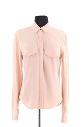 Chemise Joseph Rose en Soie, taille M - Seconde Main