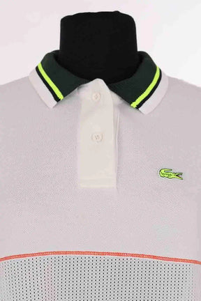Robe Lacoste Blanc en Coton