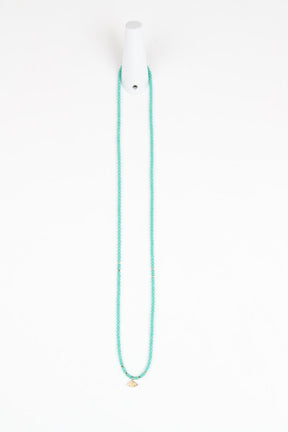 Collier Têtes Blondes  Bleu