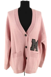 Cardigan Maje Rose en Laine, taille S - Seconde Main