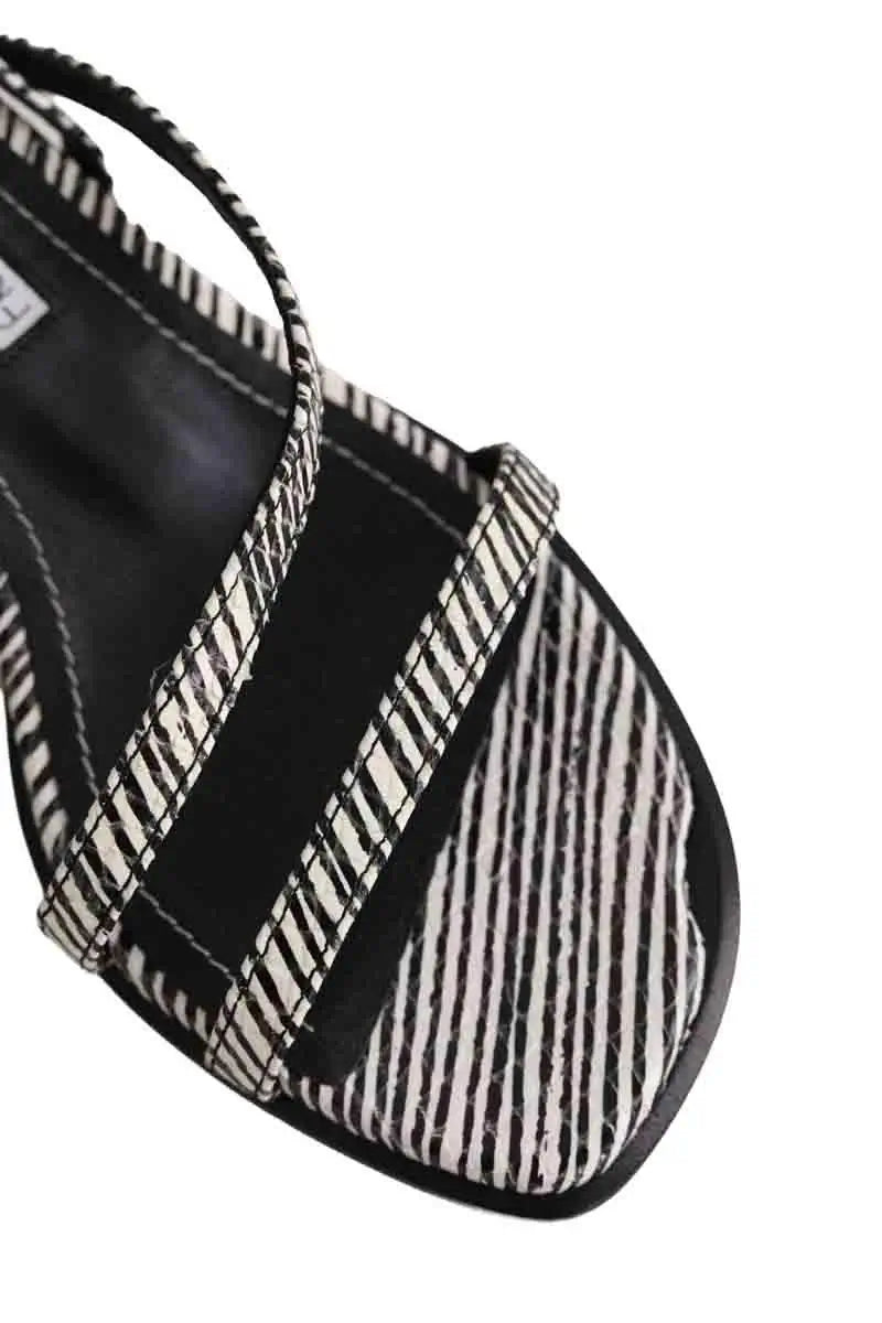 Sandales Free Lance Noir en Cuir