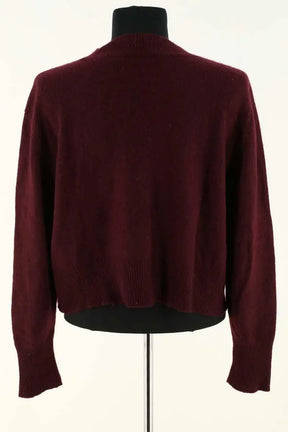 Pull The Kooples Bordeaux en Cachemire