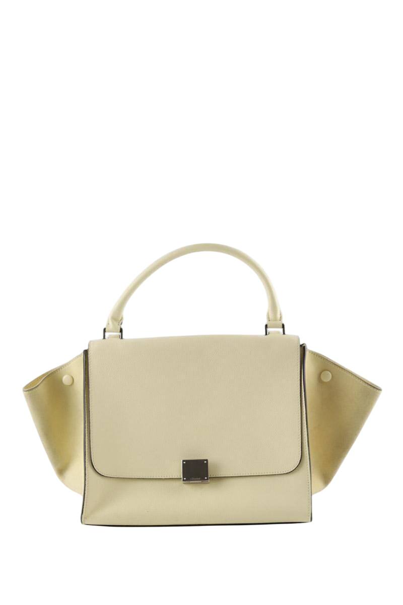 Sac à main Celine Trapeze Jaune