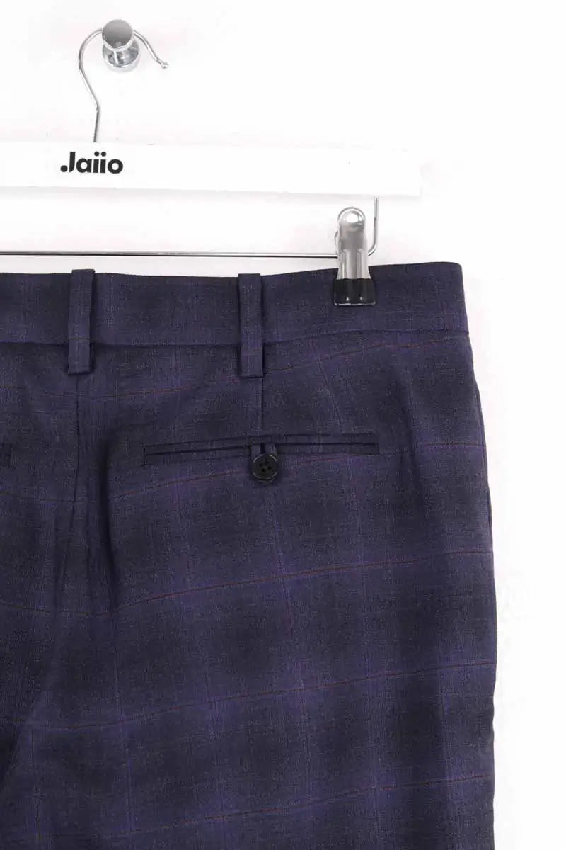 Pantalon droit Zadig & Voltaire Bleu en Synthétique