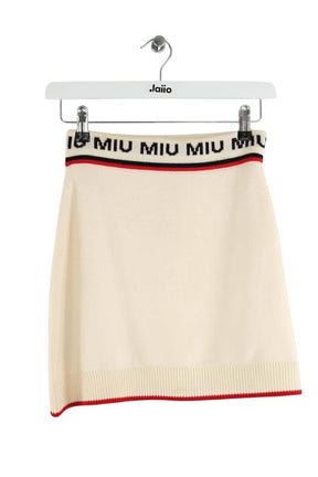 Mini Miu Miu  Ecru