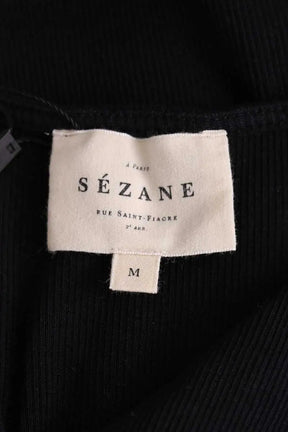 Robe Sézane Noir en Coton