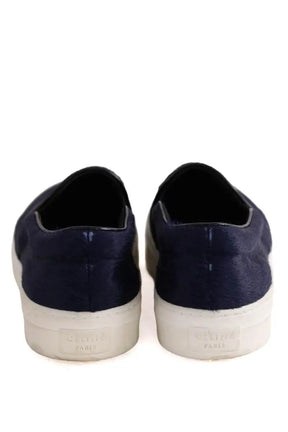 Mocassins Celine Marine en Cuir