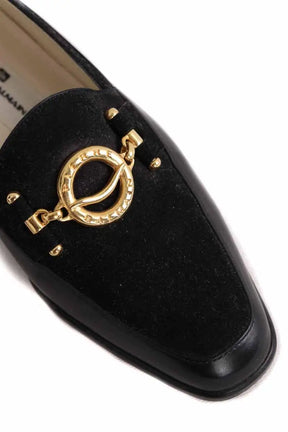 Mocassins Balmain Noir en Daim