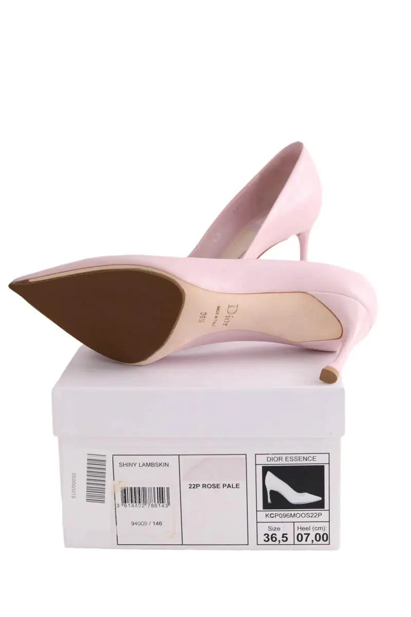 Talons Dior Rose en Cuir