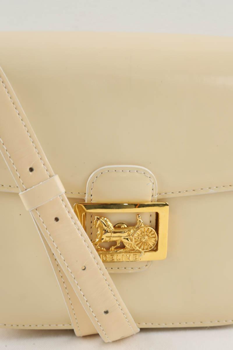 Sacs à bandoulière Celine Triomphe Vintage Beige