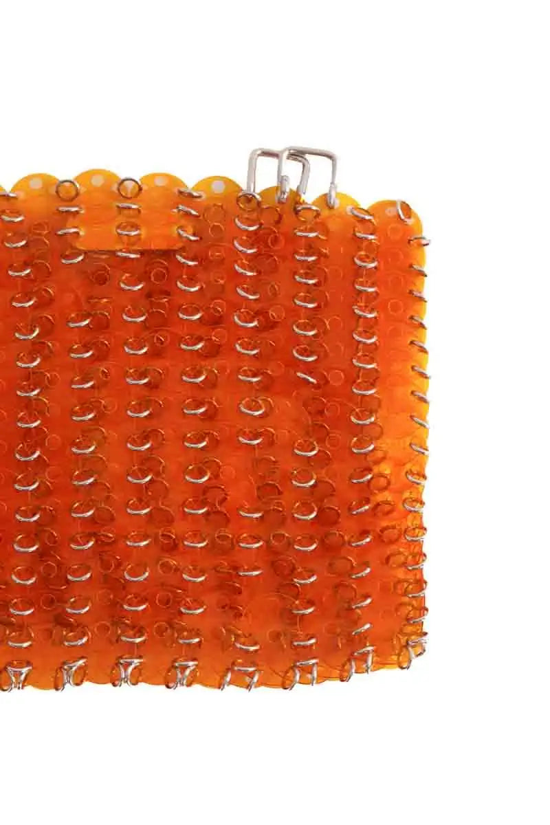 Sac à main Paco Rabanne Orange en Synthétique