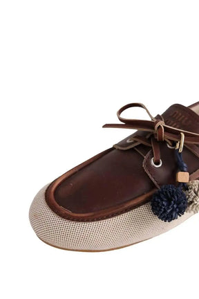 Mocassins Miu Miu Marron en Cuir