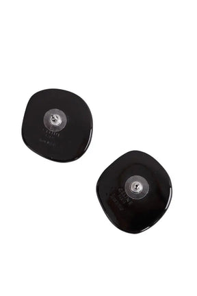 Boucles d'oreilles Celine Noir en Acier
