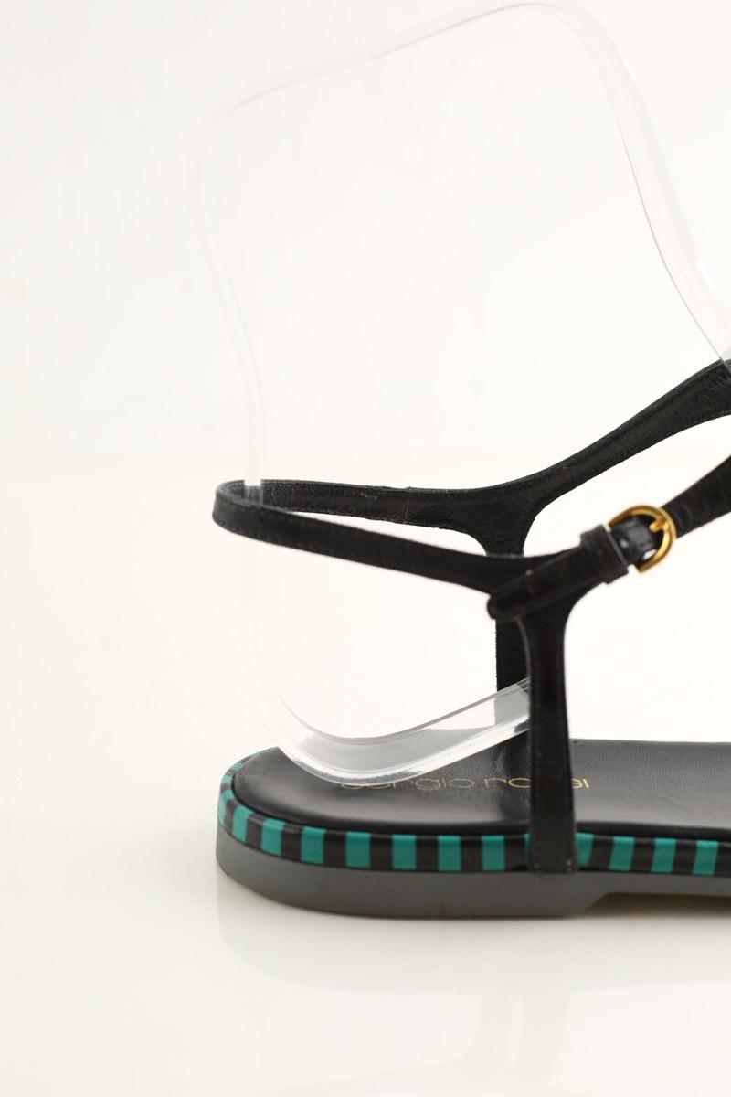 Tongs Sergio Rossi  Noir