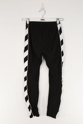 Leggings Off White  Noir
