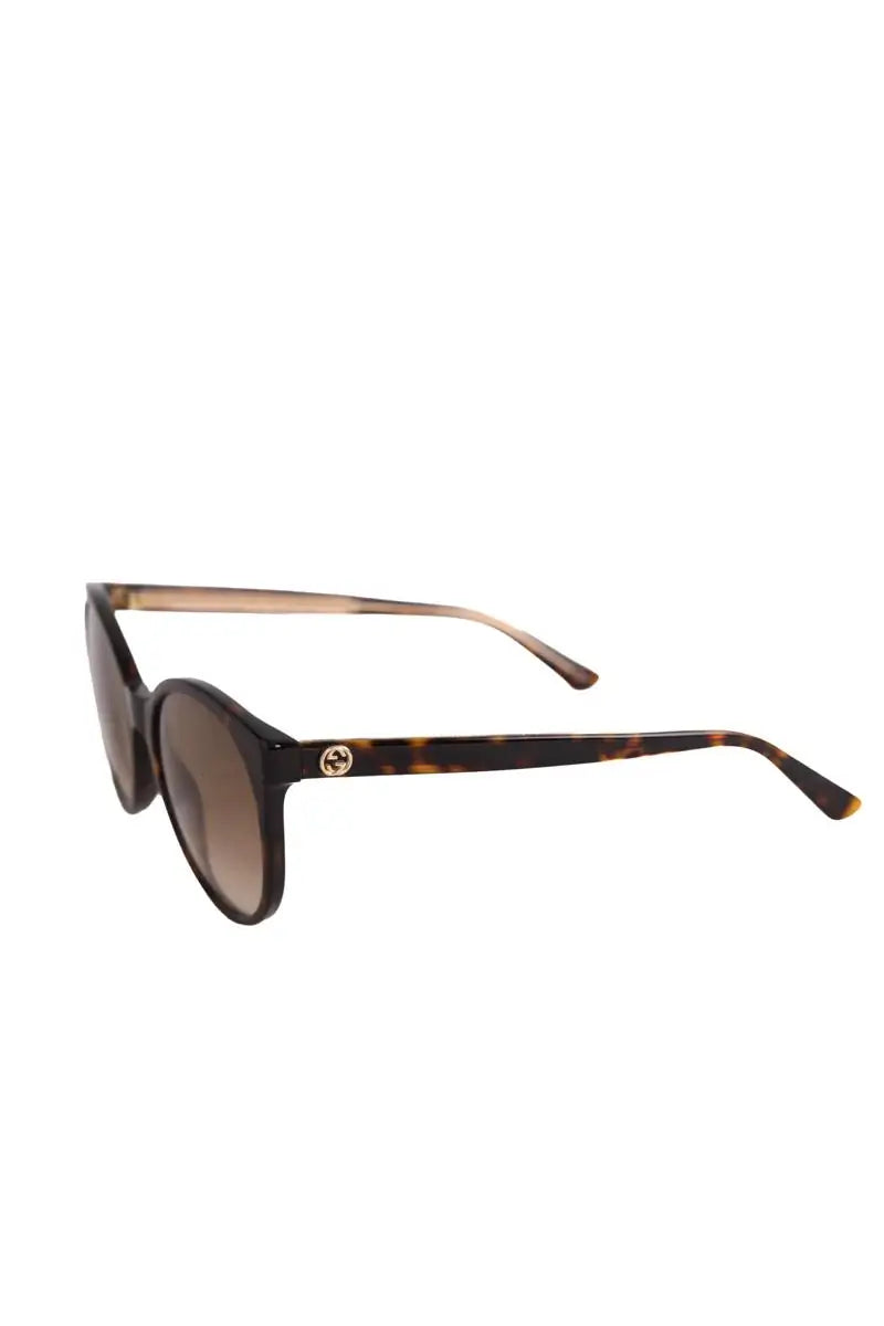 Lunettes de soleil Gucci Marron en Plastique