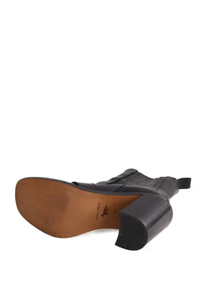 Boots Kitsuné Noir en Cuir