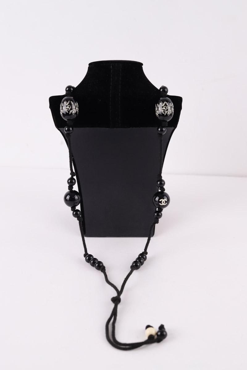 Collier Chanel  Noir