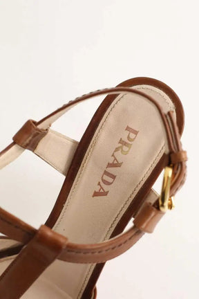 Talons Prada  Marron