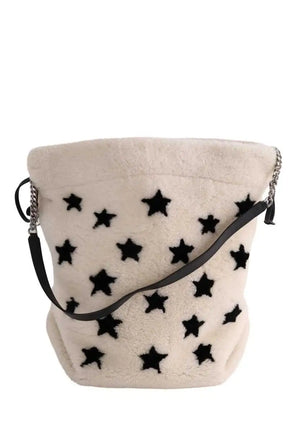 Sac à main Saint Laurent Blanc en Tissu
