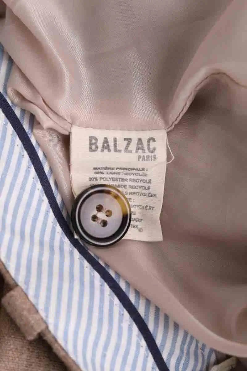 Pantalon Balzac Beige en Laine