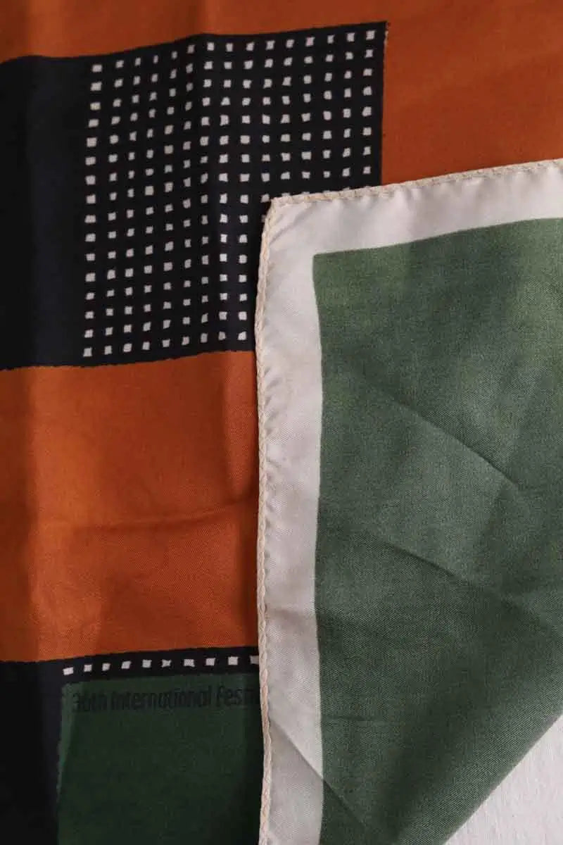 Étole Lacoste Vert en Synthétique