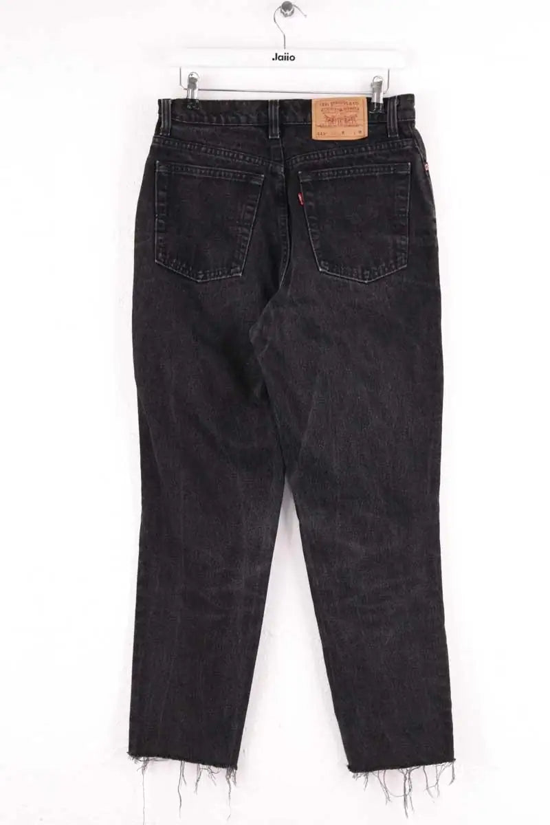 Jean droit Levi's 512 Noir en Coton