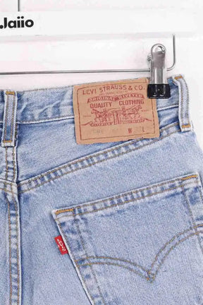 Mini short Levi's Bleu en Coton